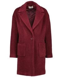 Amélie & Amélie - Bordeaux Mantel Jas - Lyst