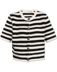 Gestuz - Truien & Vesten ,Zwart ,Katoen Cardigan Gzsailie - Lyst