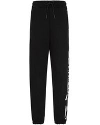 DISCLAIMER - Broeken ,Zwart ,Katoen Urban Comfort Trainingsbroeken Met Zijprints - Lyst