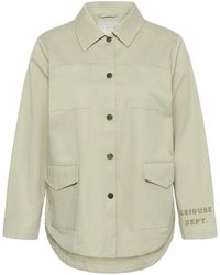 Kaffe - Jassen ,Groen ,Kcleina Quilt Light Jacket - Lyst