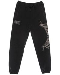 DOLLY NOIRE - Schwarze 3D-Buchstaben-Trainingshose Leicht - Lyst