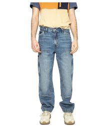 Levi's - Jeans ,Blauw ,Denim 568 Loose Straight Double Knee - Lyst