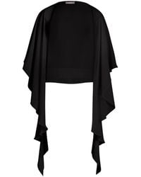Vera Mont - Elegante Chiffon Stola Met Volant - Lyst