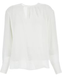Max Mara - Overhemden ,Wit ,Blouses - Lyst