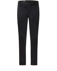 ALBERTO - Broeken ,Zwart ,Katoen Slim-Fit Business Chinos - Lyst