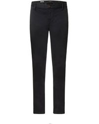 ALBERTO - Broeken ,Zwart ,Katoen Slim-Fit Business Chinos - Lyst