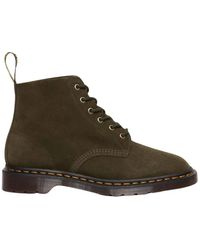 Dr. Martens - 101 ub repello calf suede olive stiefel - Lyst