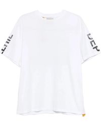 GALLERY DEPT. - Tops ,Wit ,Katoen Text Print T-Shirt Met Ronde Hals - Lyst