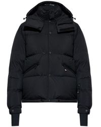 Moncler - Jassen ,Zwart ,Leer Performance & Style Jacket - Lyst