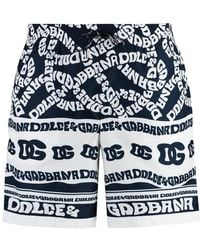 Dolce & Gabbana - Shorts da mare con logo - Lyst
