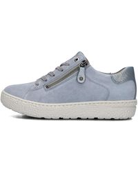 Hartjes - Blauwe Suède Lage Sneakers - Lyst
