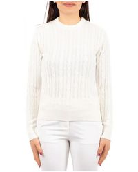 MC2 Saint Barth - Truien & Vesten ,Wit ,Maglia - Lyst