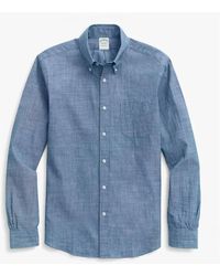 Brooks Brothers Casual Overhemden - - Heren - Blauw
