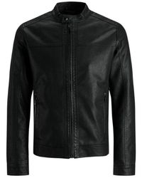 Jack & Jones - Jassen ,Zwart ,Polyester Jjewarner Jas - Lyst