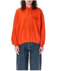Magliano - Twisted hoodie arancione - Lyst