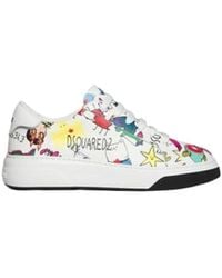 DSquared² - Sneakers Van Leer - Lyst