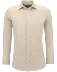 Gentile Bellini - Stilvolles oxford-hemd erwachsene slim fit - Lyst