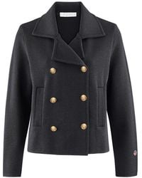 BUSNEL - Jassen ,Zwart ,Wol Indra Jacket - Lyst