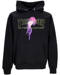 Thrasher - Hoodies & Sweatvesten ,Zwart ,Katoen Zwarte Atlantic Drift Hoodie Voor Mannen - Lyst