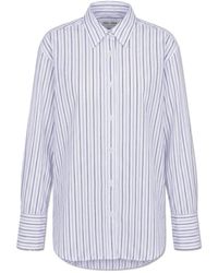 Samsøe & Samsøe - Overhemden ,Wit ,Katoen Salovas Shirt - Lyst
