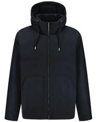 Herno - Hooded Zip-Up Jacket - Lyst