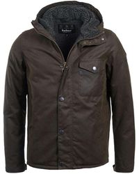 Barbour - Kevlar Wax Jas Bruin Beer Detail - Lyst