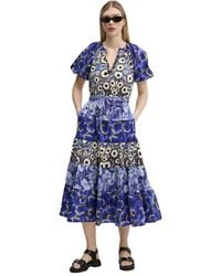 Desigual - Cells Long Lacroix Jurk - Lyst