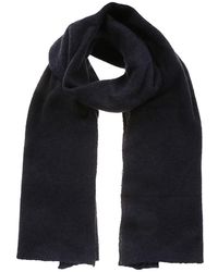 Roberto Collina - Accessoires ,Blauw ,Kasjmier Kasjmier Basisstijl Sjaal - Lyst