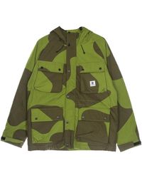 Element - Jassen ,Groen ,Katoen Mountain Parka Camo Army Camo - Lyst