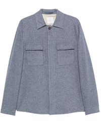 Eleventy - Jassen ,Blauw ,Denim Over Shirt Jacket Denim - Lyst