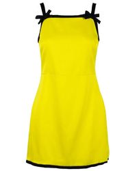 MSGM - Kleedjes ,Geel ,Damesjurk - Lyst
