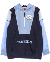 Mitchell & Ness - Fitness ,Blauw ,Polyester Ncaa Highlight Reel Windbreaker - Lyst