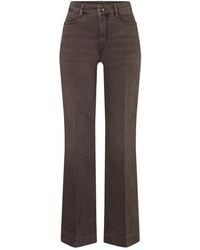 M·a·c - Jeans ,Bruin ,Katoen Wide Jeans - Lyst