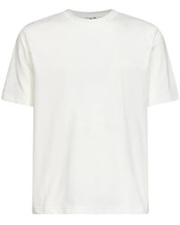 Etro - Tops ,Katoen Katoenen T-Shirt Met Logo - Lyst