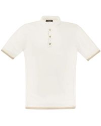 Peserico - Linen and cotton yarn jersey - Lyst