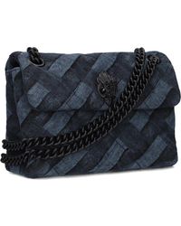 Kurt Geiger - Blaue Mini Kensington Soft Schultertasche - Lyst
