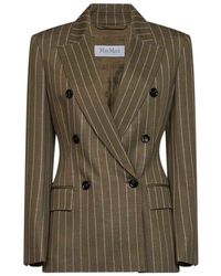 Max Mara - Balta Double-Breasted Blazer - Lyst