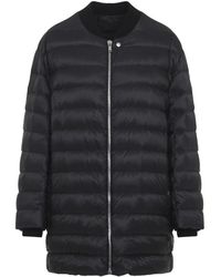 Moncler - Jassen ,Zwart ,Wol Flight Parka - Lyst