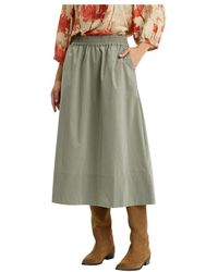 iN FRONT - Rokken ,Groen ,Midi Rokken - Lyst