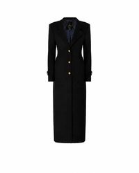 Pinko - Jassen ,Blauw ,Wol Love Birds Single-Breasted Coat - Lyst