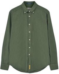 B.D. Baggies - Overhemden ,Groen ,Katoen Groene Button Down Shirt - Lyst