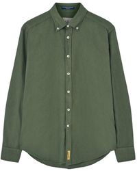 B.D. Baggies - Overhemden ,Groen ,Katoen Groene Button Down Shirt - Lyst