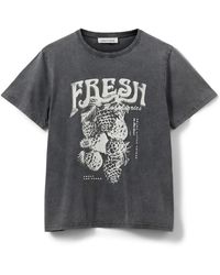 Sofie Schnoor - Stonewashed Zwart T-Shirt - Lyst