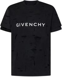 Givenchy - Schwarze t-shirts & polos für männer - Lyst