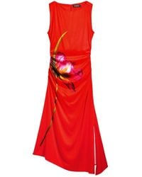 Desigual - Lange kleider kollektion aus viskose-mix - Lyst