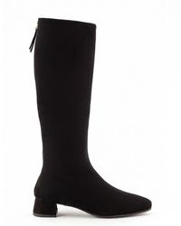 Roberto Festa - Schwarze Wildleder Kniehohe Stiefel - Lyst