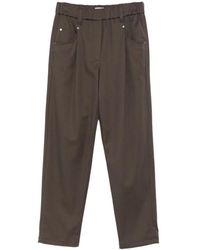 Brunello Cucinelli - Straight Trousers - Lyst