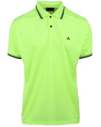 Peuterey - Tops ,Geel ,Polyester Polo - Lyst