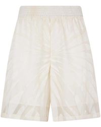 Roberto Cavalli - Korte Broeken ,Wit ,Shorts - Lyst
