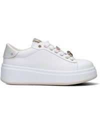 GIO+ - Schoenen ,Wit ,Leer Oliva 06 Sneaker - Lyst